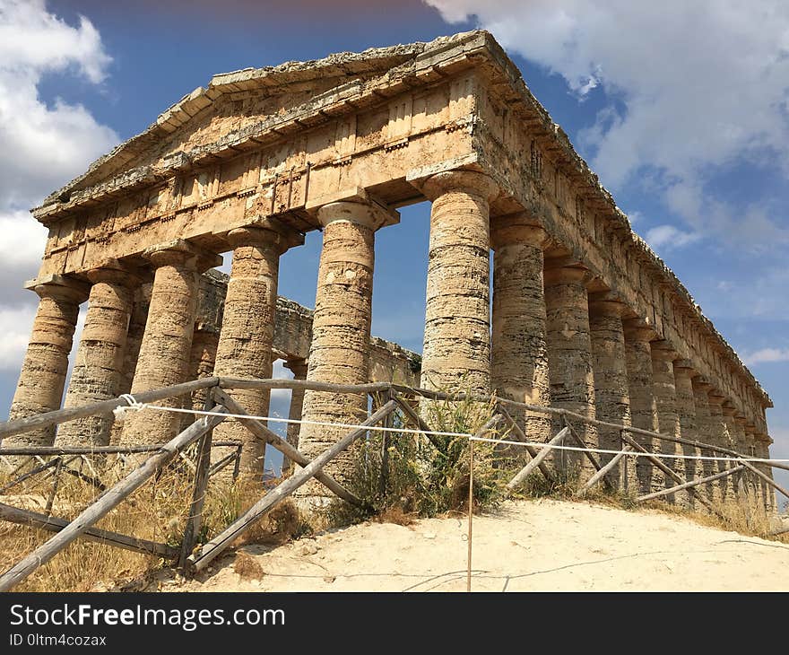 Historic Site, Ancient History, Ancient Greek Temple, Archaeological Site