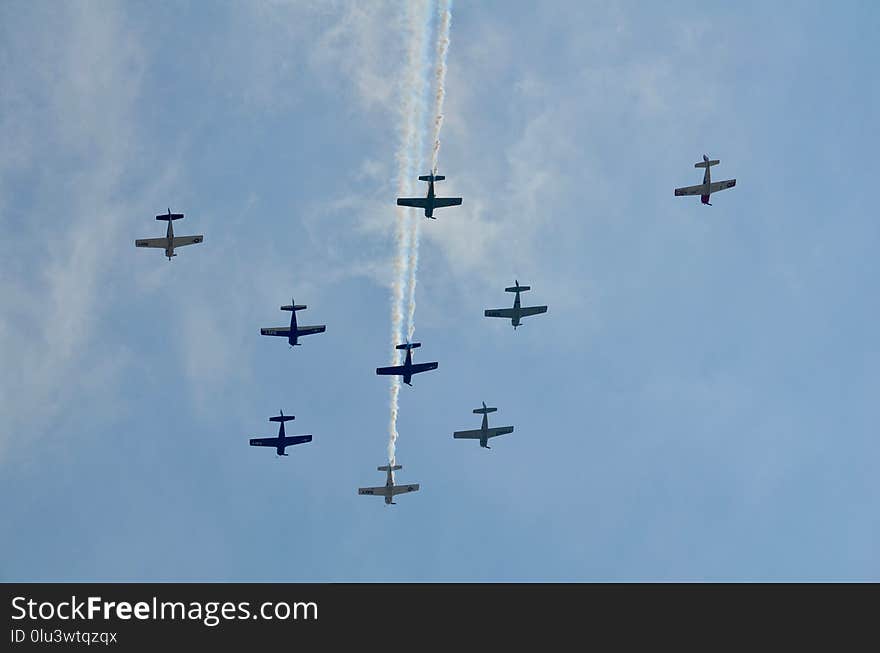 Sky, Air Force, Aviation, Flight