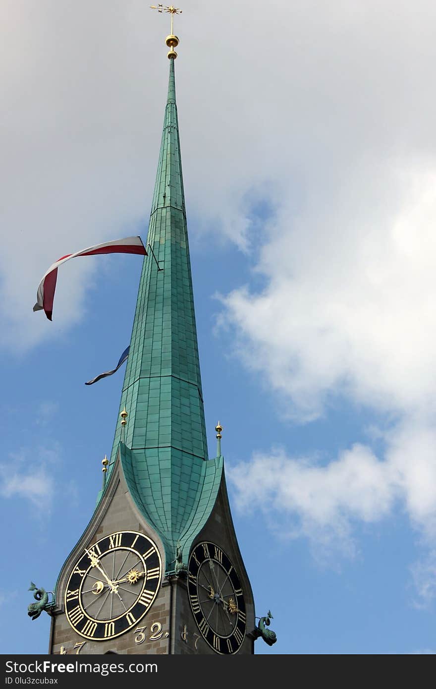 Sky, Spire, Landmark, Steeple