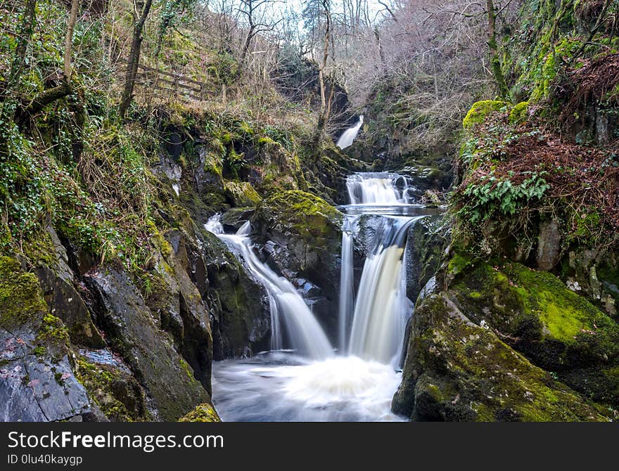 Waterfall, Water, Nature, Nature Reserve