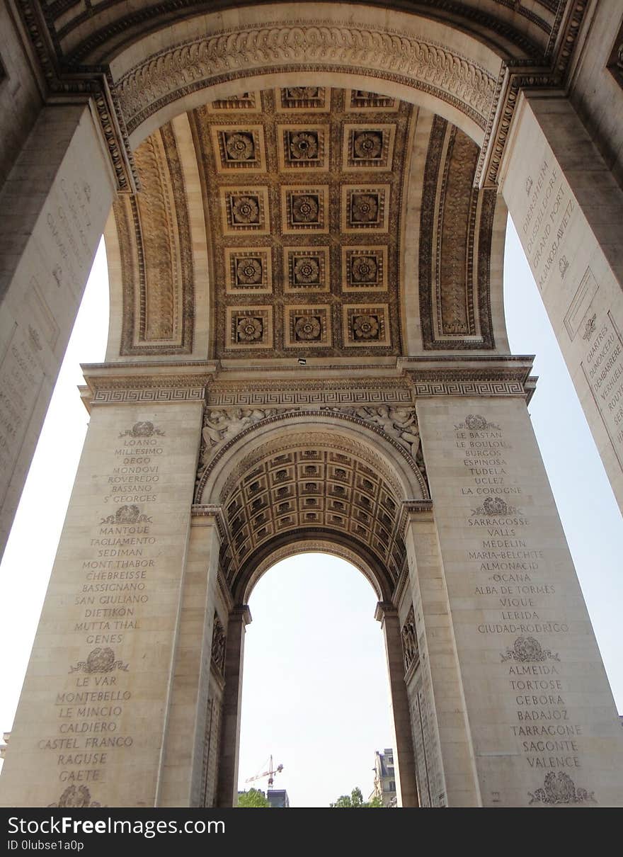 Arch, Landmark, Historic Site, Building