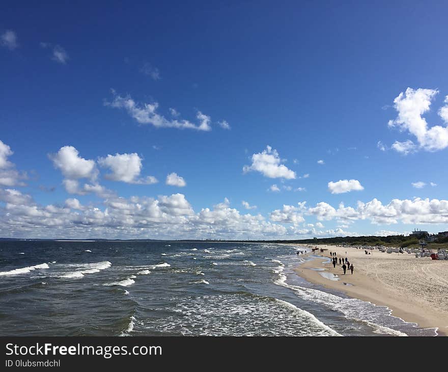 Sky, Sea, Coast, Cloud