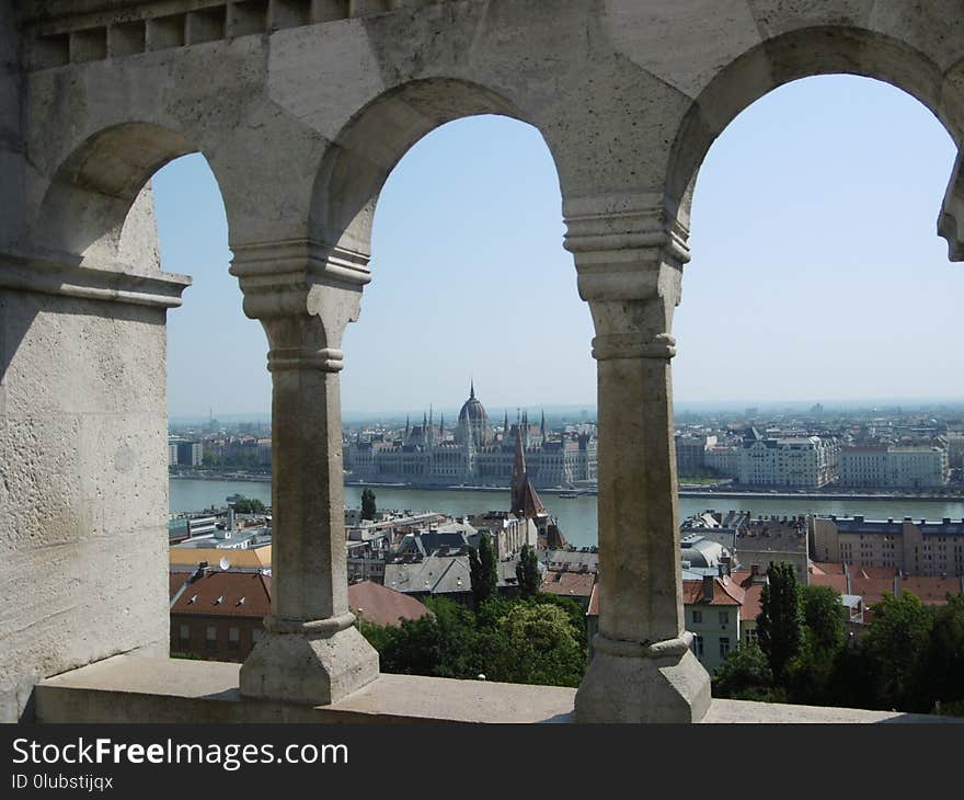 Arch, Column, Structure, Historic Site