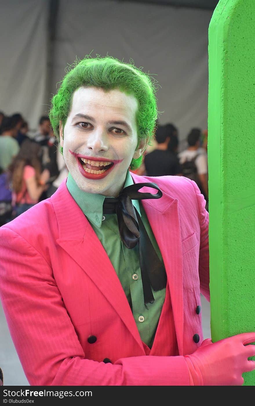 Green, Smile, Joker, Costume