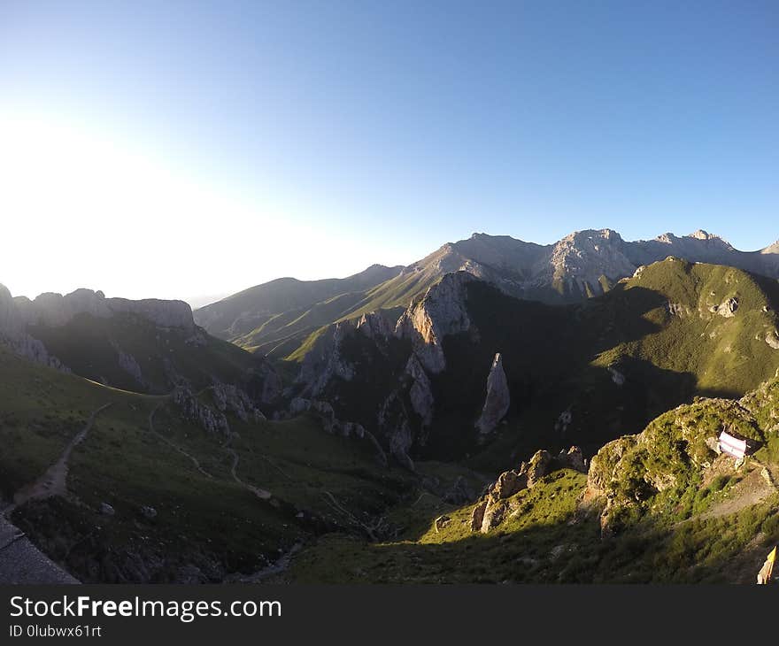 Mountainous Landforms, Mountain, Ridge, Mountain Range