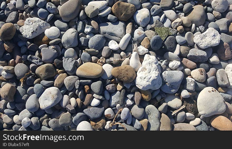 Pebble, Rock, Gravel, Material