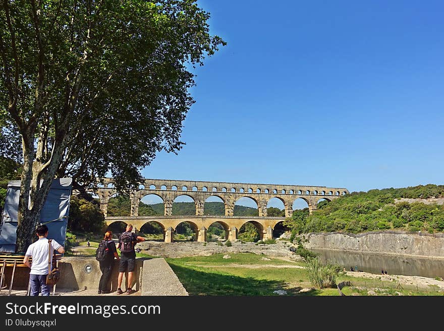 Landmark, Historic Site, Sky, Aqueduct