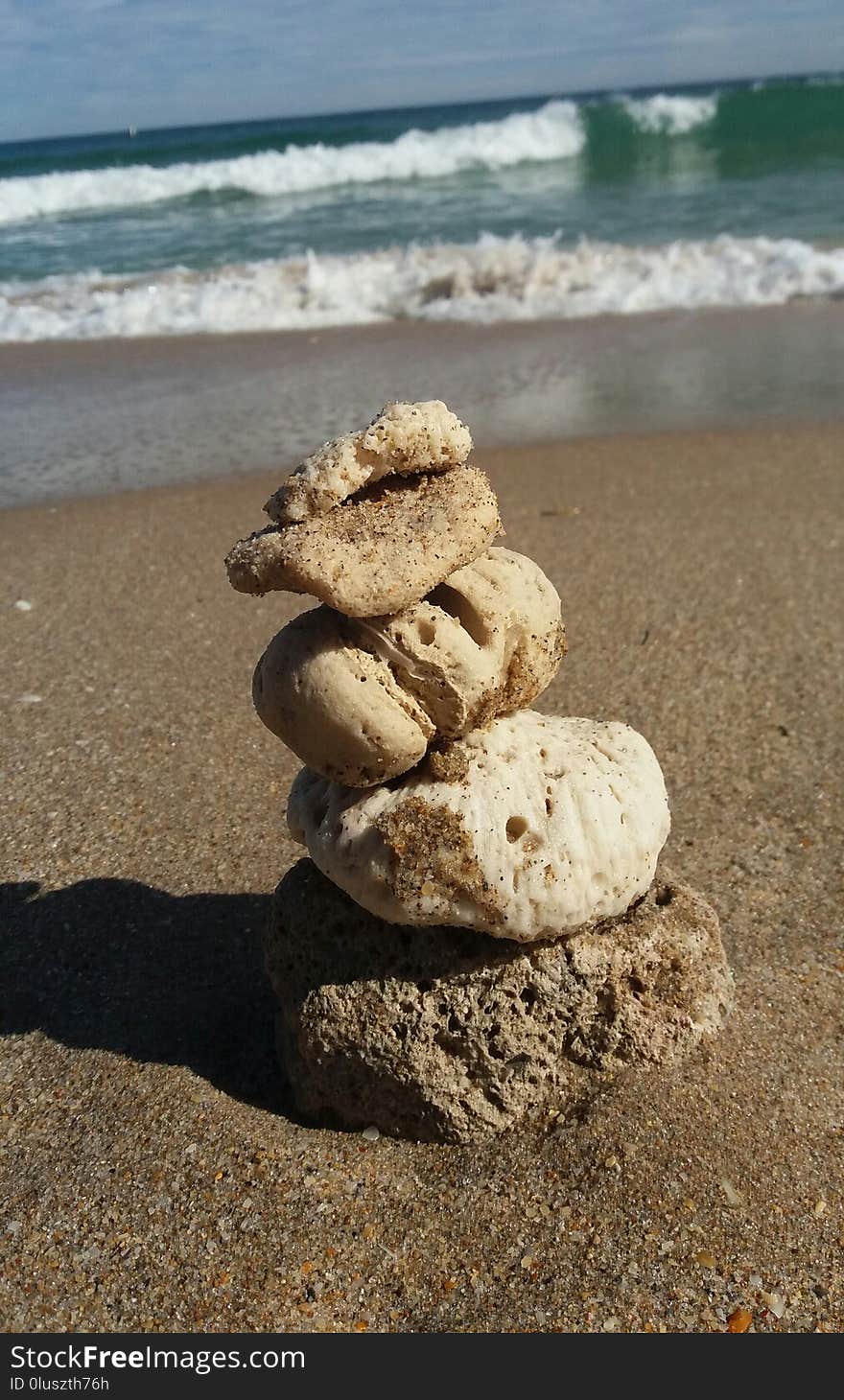 Sea, Sand, Rock, Beach