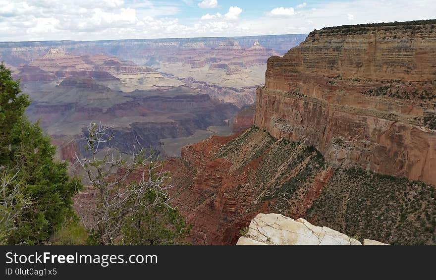 Canyon, National Park, Escarpment, Badlands