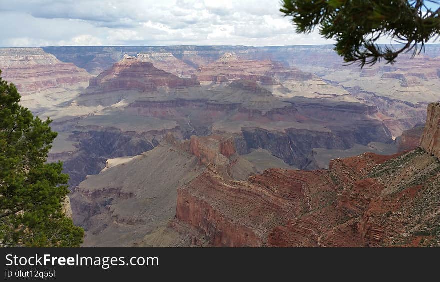 Canyon, National Park, Badlands, Escarpment