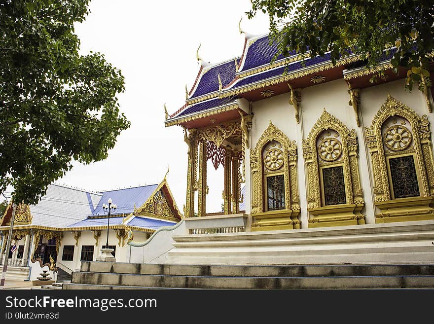 Place Of Worship, Building, Wat, Temple