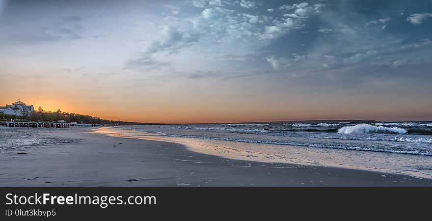 Sky, Sea, Shore, Horizon