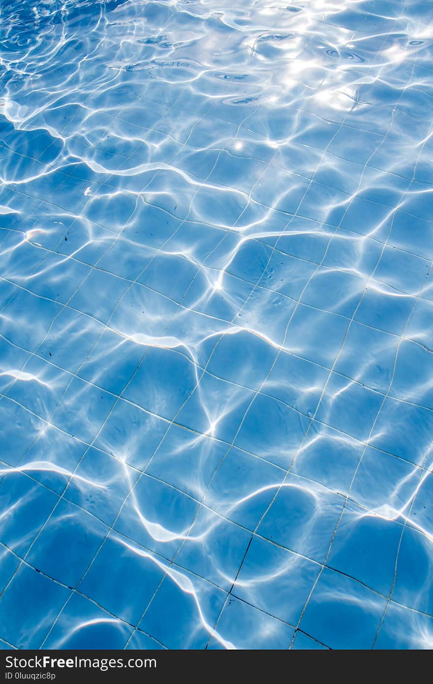 Surface Of Swimming Pool Water Background