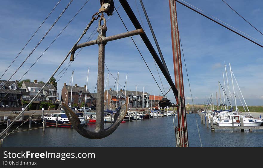 Waterway, Sailing Ship, Marina, Tall Ship