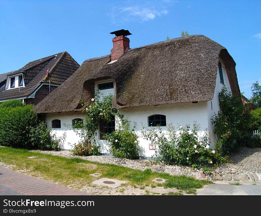 Property, Cottage, House, Thatching