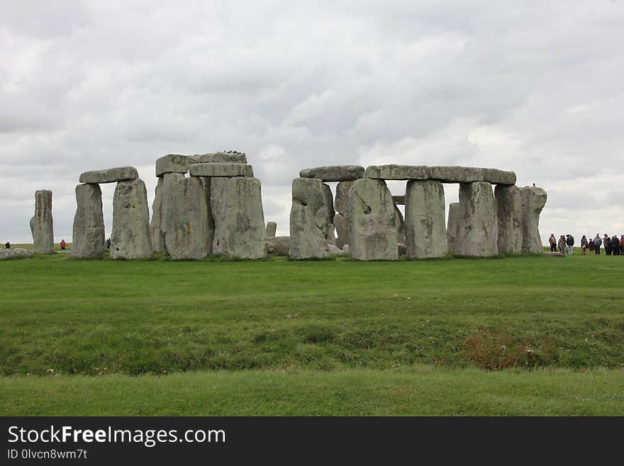 Historic Site, Archaeological Site, Ancient History, Grass