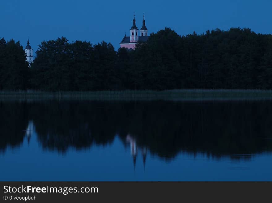 Reflection, Nature, Sky, Waterway