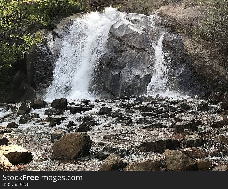 Water, Waterfall, Body Of Water, Water Resources