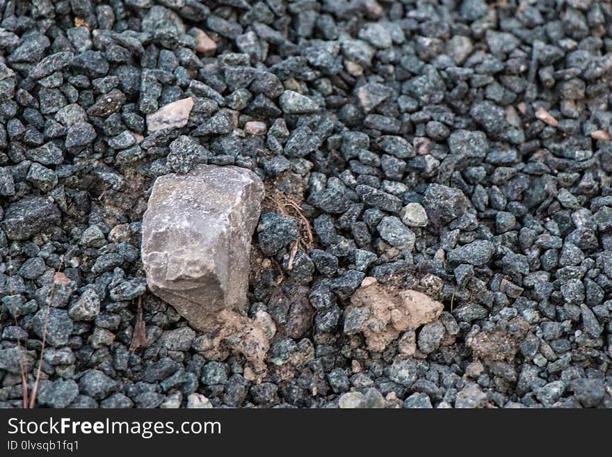 Rock, Gravel, Rubble, Soil