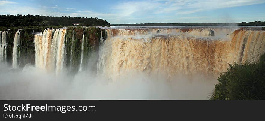 Waterfall, Body Of Water, Water, Water Resources