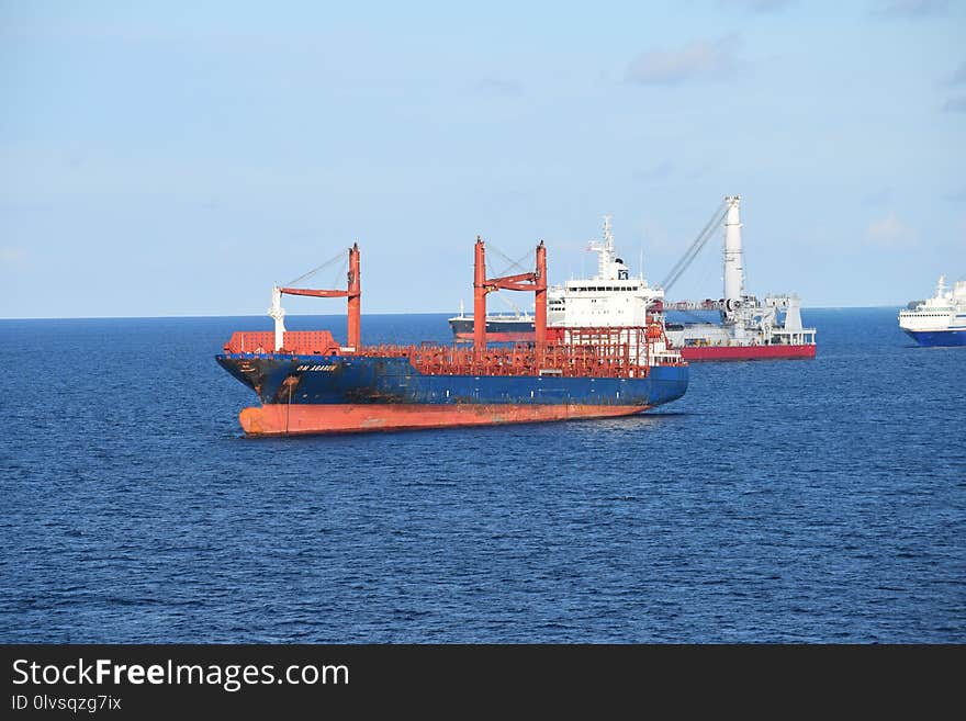 Container Ship, Water Transportation, Ship, Cargo Ship