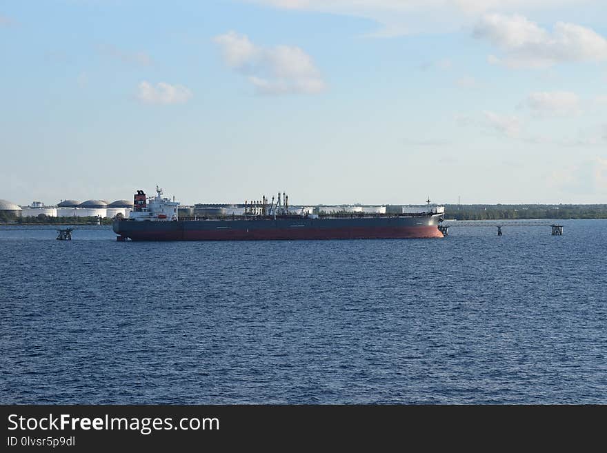 Waterway, Container Ship, Water Transportation, Ship