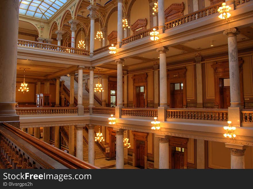 Column, Lobby, Classical Architecture, Tourist Attraction