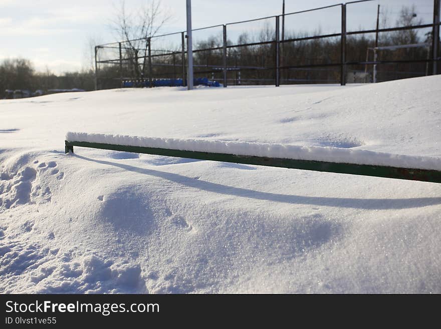 Snow, Winter, Freezing, Roof