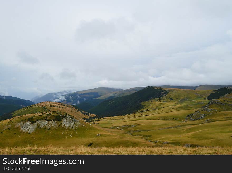 Highland, Grassland, Sky, Fell