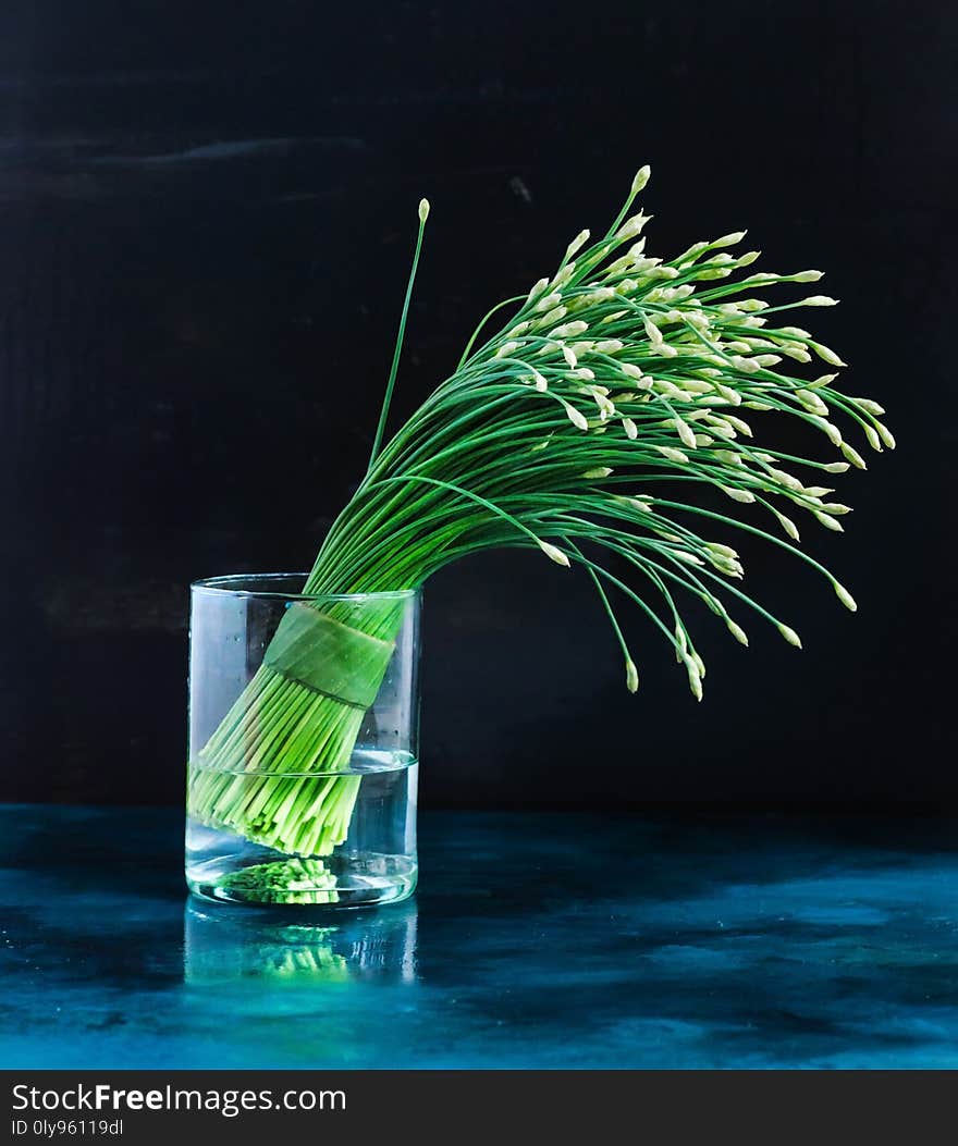 Chineese chives onion