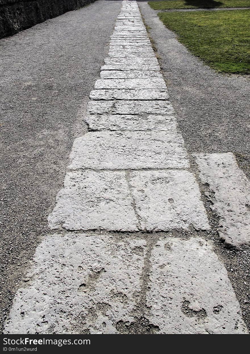 Walkway, Path, Road Surface, Asphalt