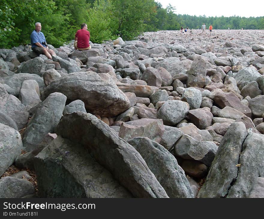 Rock, Boulder, Bedrock, Geological Phenomenon