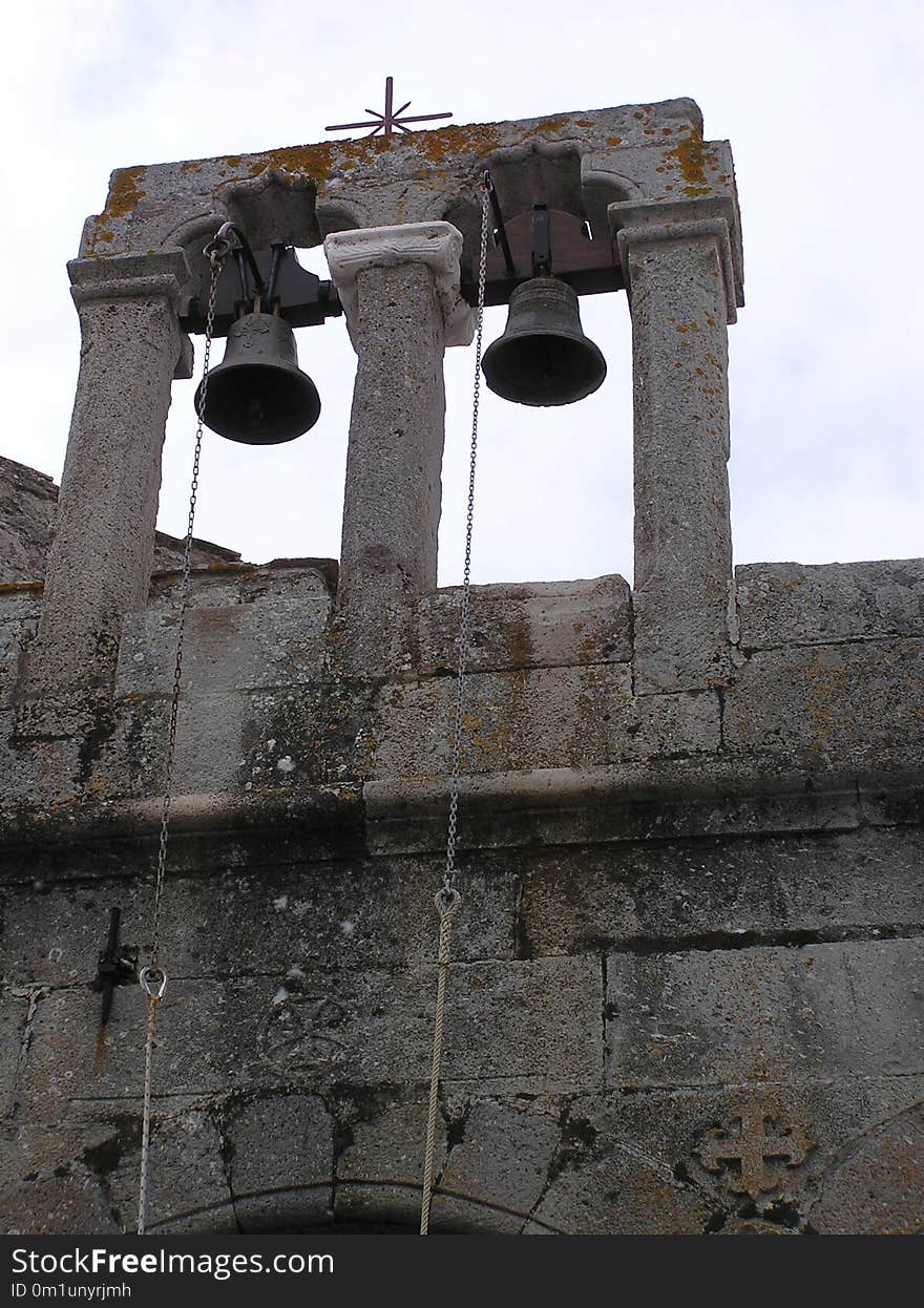 Bell, Church Bell, Ruins, Ancient History