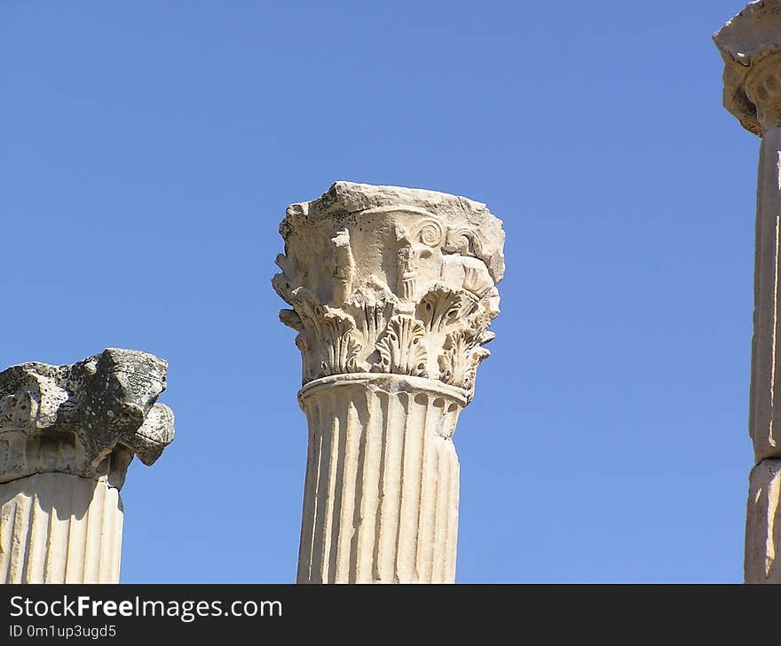 Column, Landmark, Ancient History, Structure