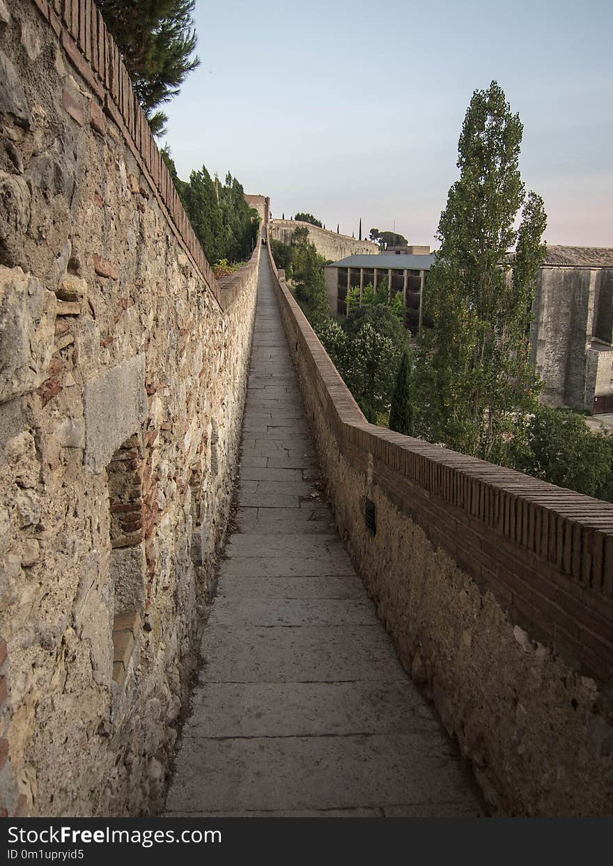 Wall, Sky, Walkway, Historic Site