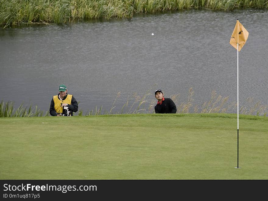 Water, Grass, Golf, Golf Course