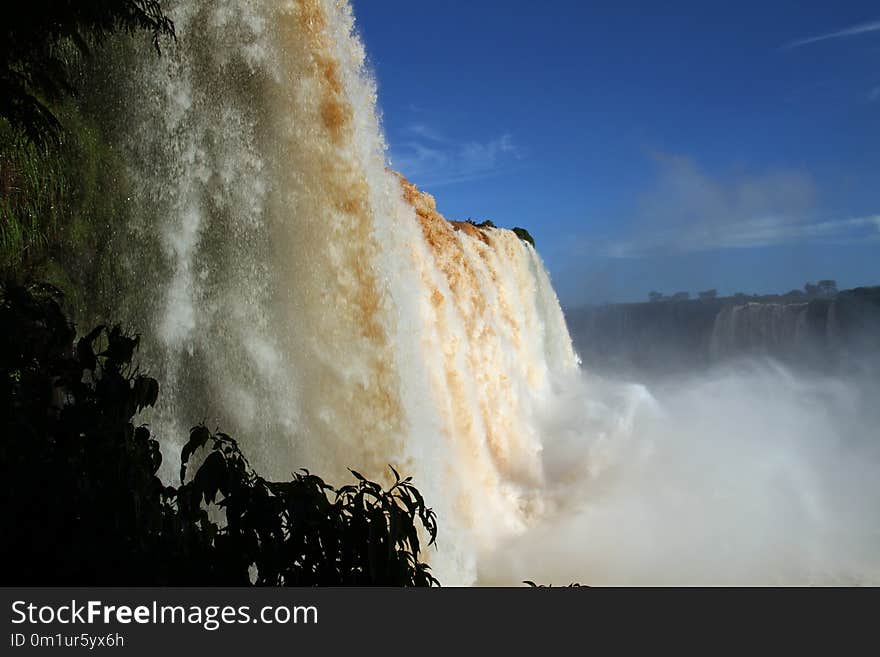 Waterfall, Water, Nature, Body Of Water