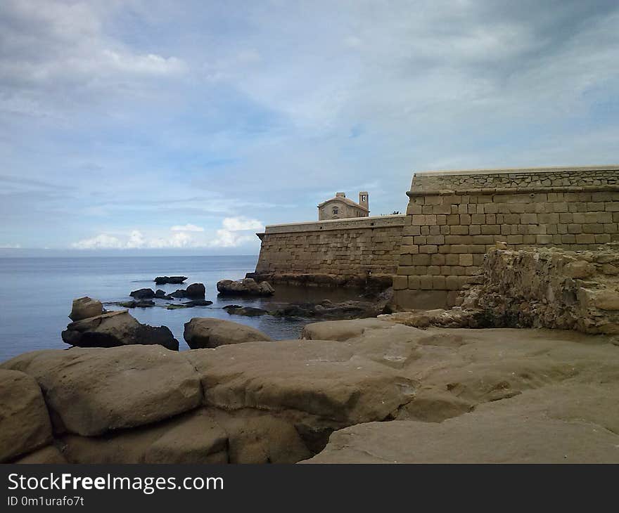 Sea, Coast, Promontory, Sky