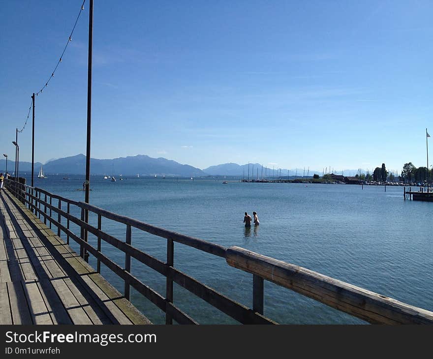 Sky, Sea, Water, Pier