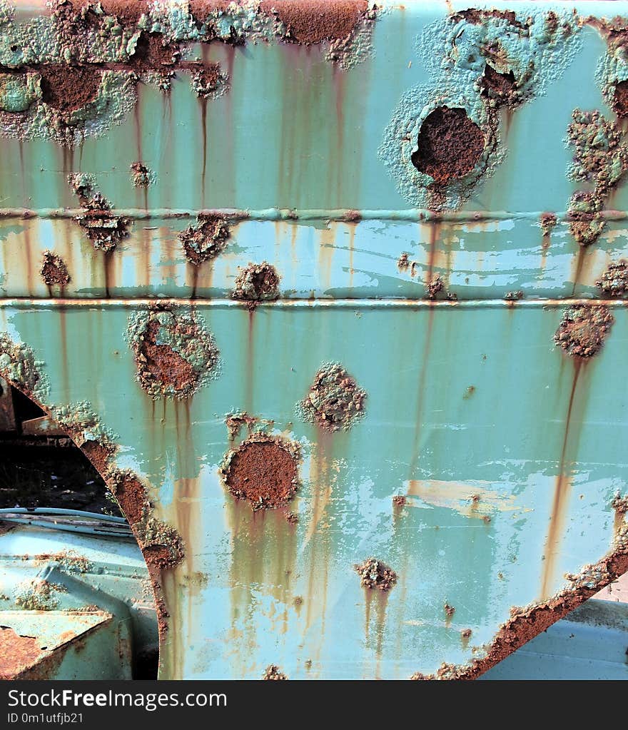 Water, Wall, Rust, Window