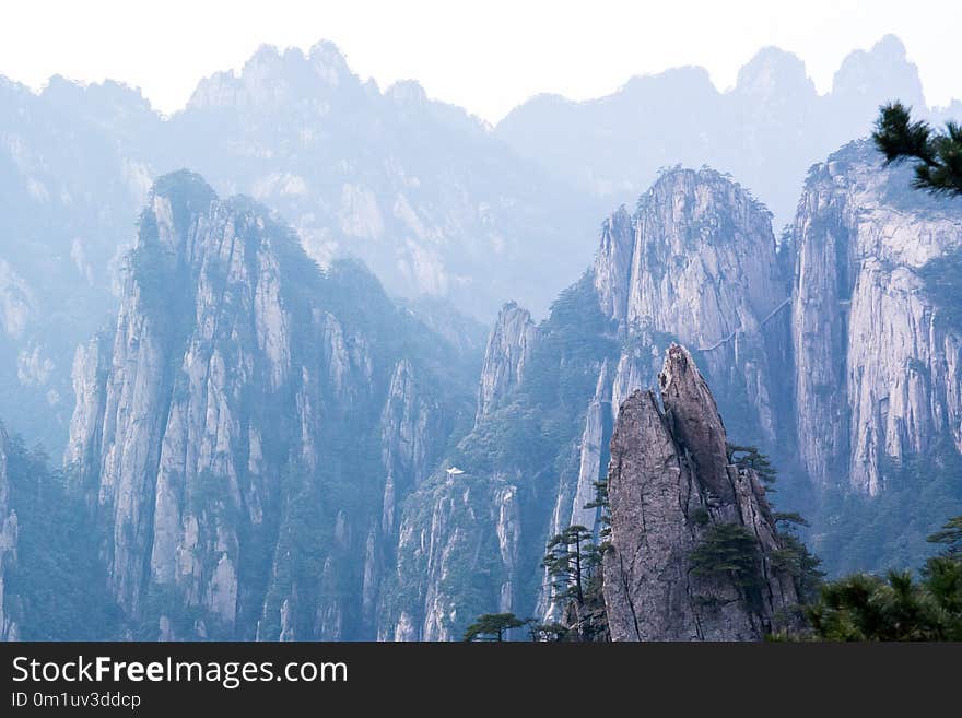 Mountainous Landforms, Mountain, Mountain Range, Mount Scenery