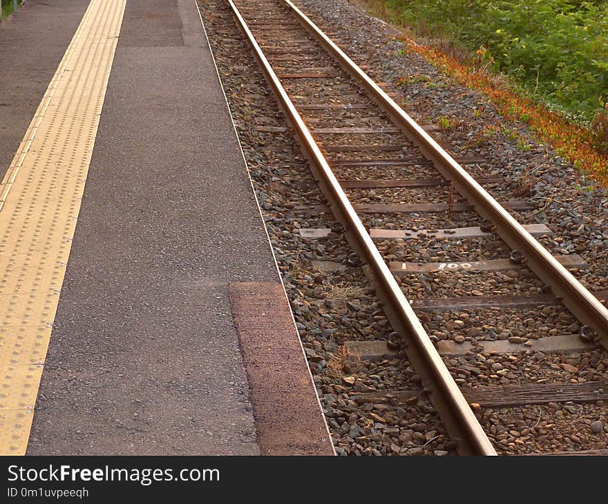 Track, Path, Rail Transport, Line