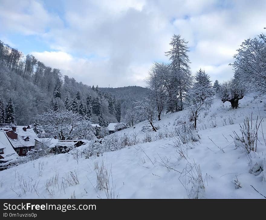 Snow, Winter, Sky, Mountainous Landforms