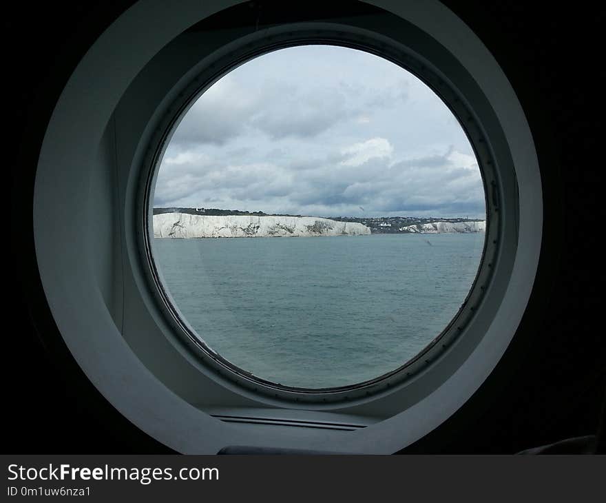 Sky, Porthole, Window, Photography