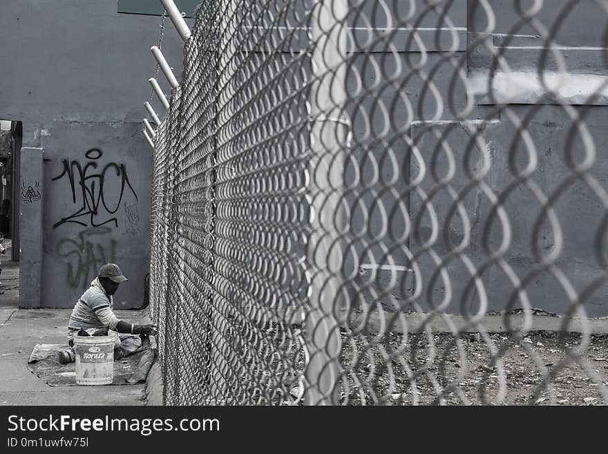 Black And White, Wall, Structure, Monochrome Photography