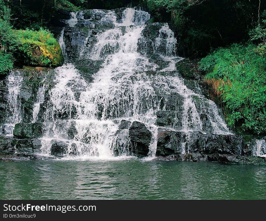 Water fall elephant fall in meghalaya