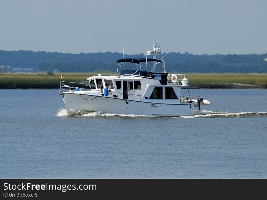 Boat, Waterway, Water Transportation, Motorboat