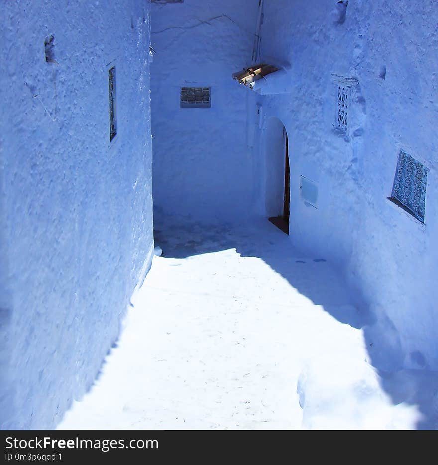 Blue, Snow, Freezing, Sky