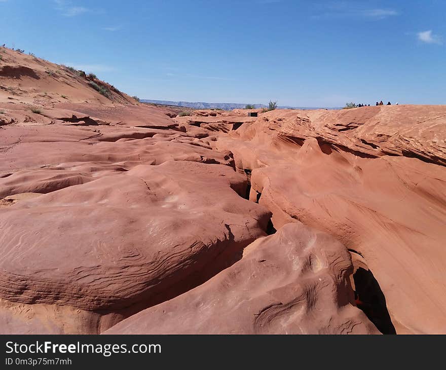 Badlands, Desert, Aeolian Landform, Rock