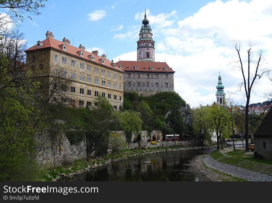 Water Castle, Château, Landmark, Waterway